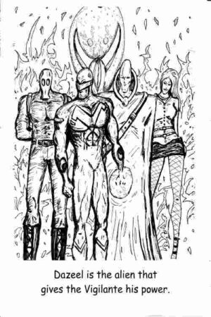 Miasma: Superhero Coloring Book - Image 2